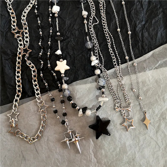 Assorted Silver Color Chain Necklace