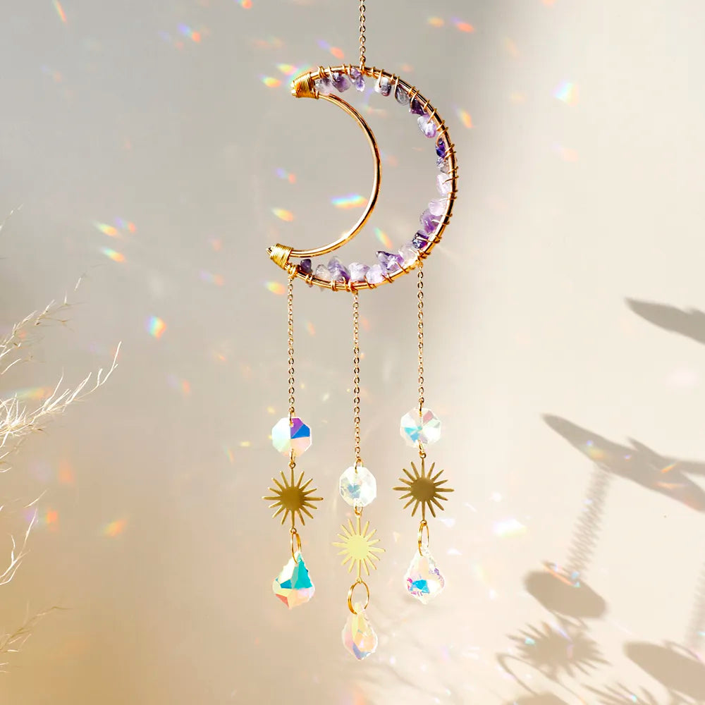 Moon Crystal Sun Catcher