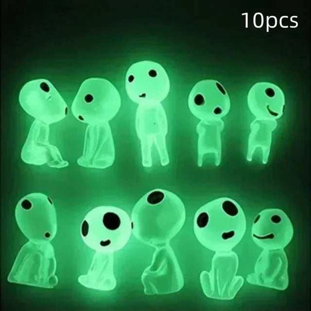 10 Little Glowing Aliens