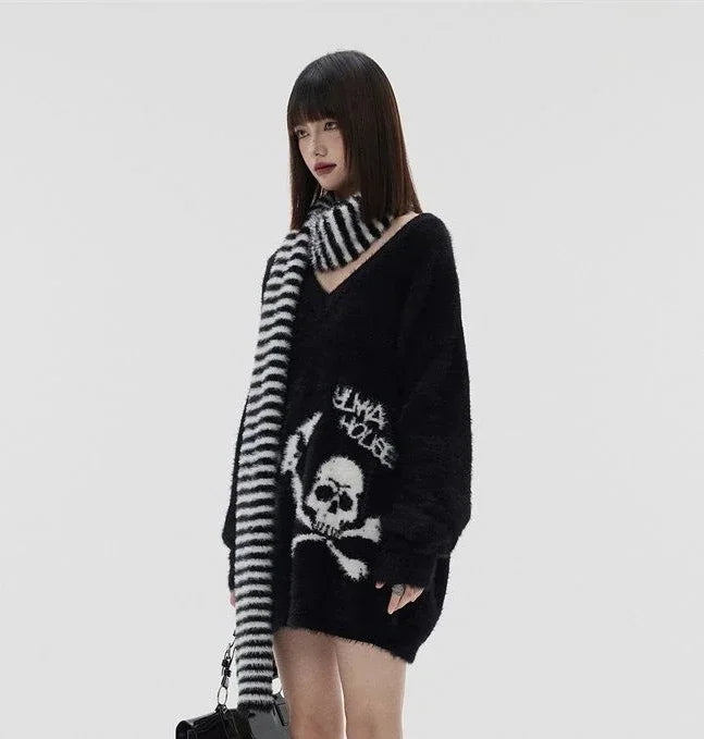 Women's Skull Sweater