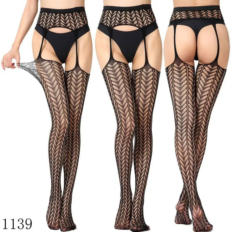 Bat Long Fishnet Stocking