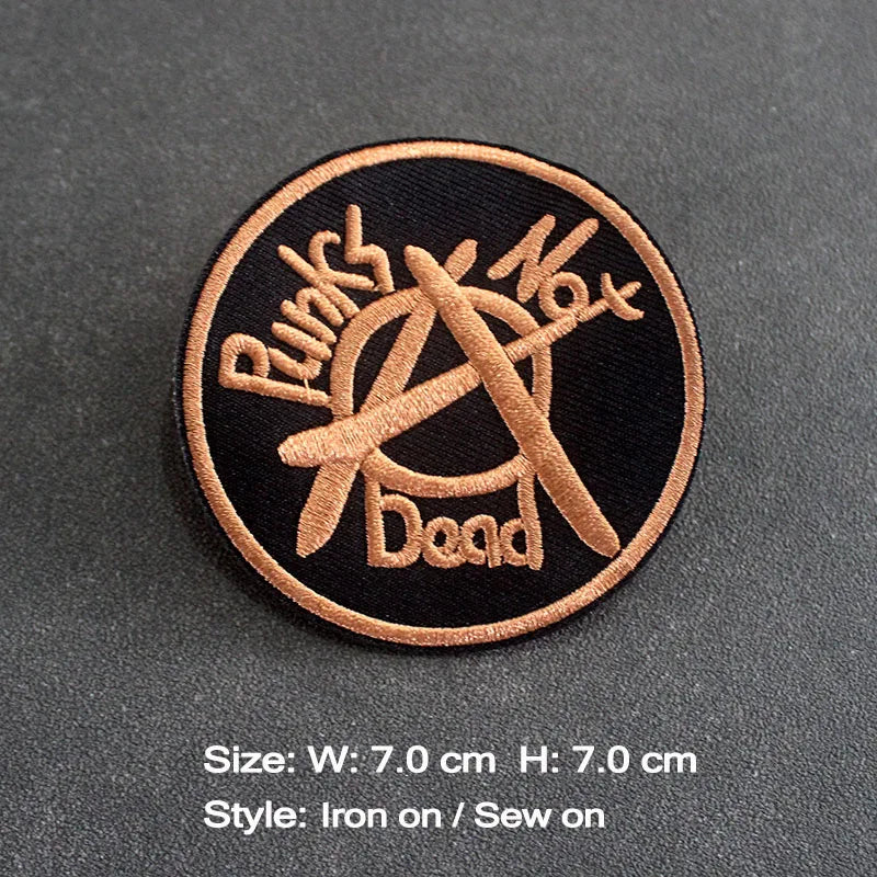Rock Band Iron on Patches