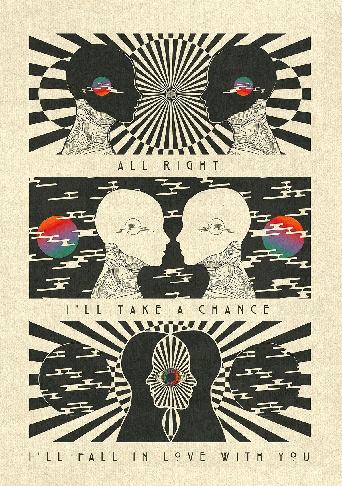 Psychedelic 70s Poster