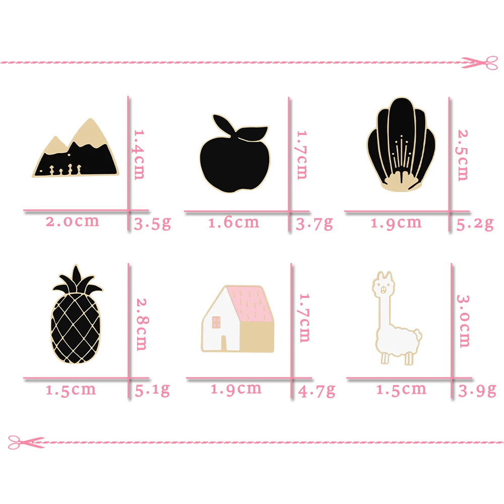 Vibe Enamel Pins (4/9pcs)