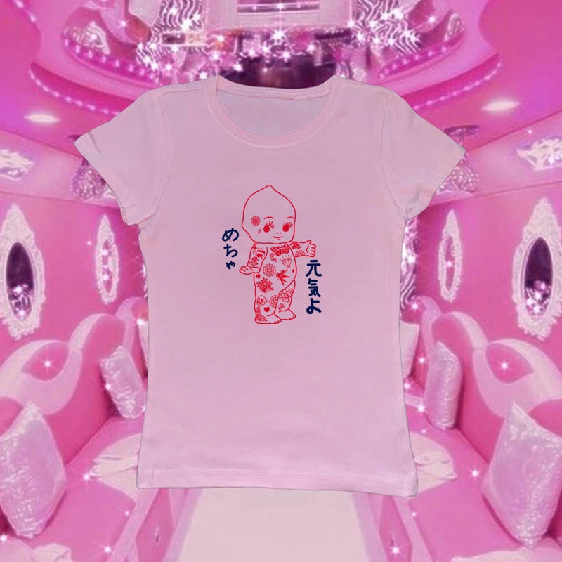 Women's Kewpi Baby Tattooed