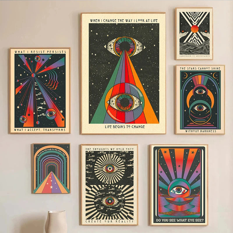 Psychedelic 70s Poster