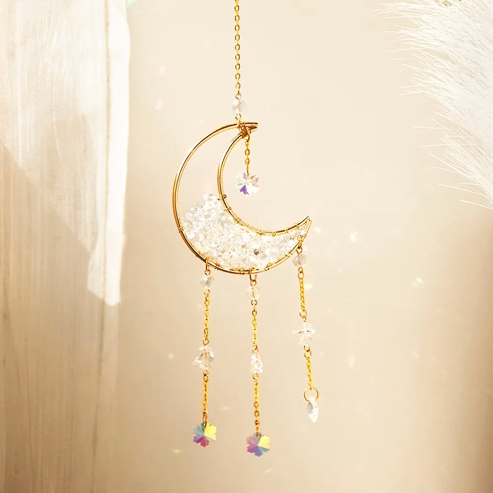 Moon Crystal Sun Catcher