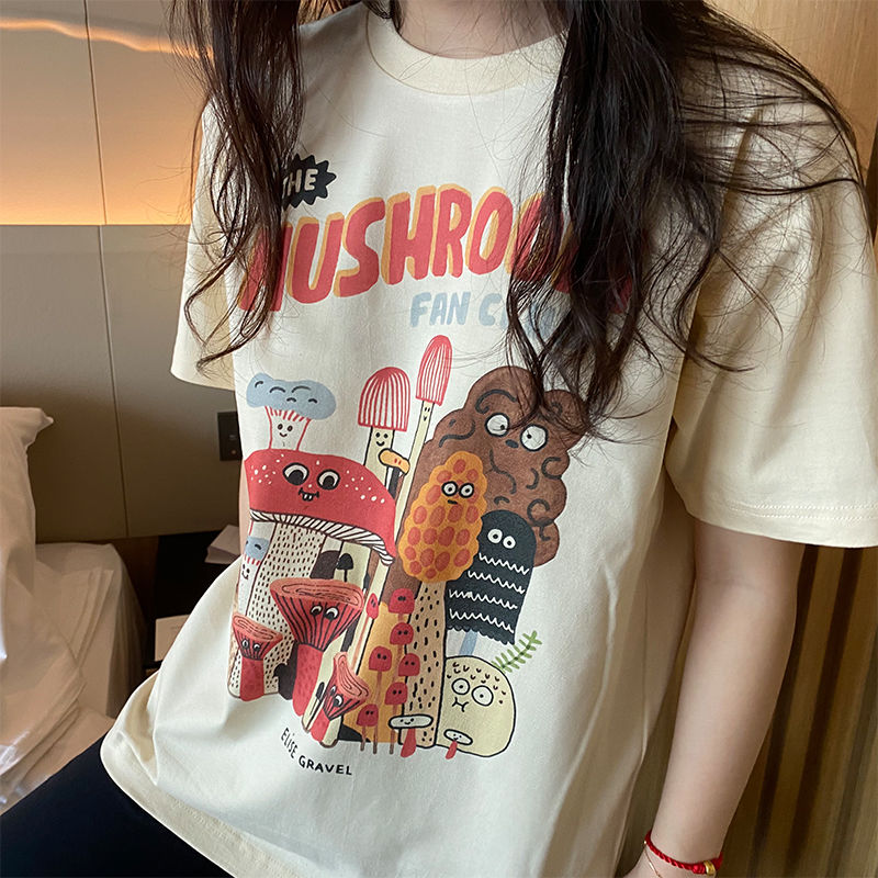 Retro Mushroom T Shirt