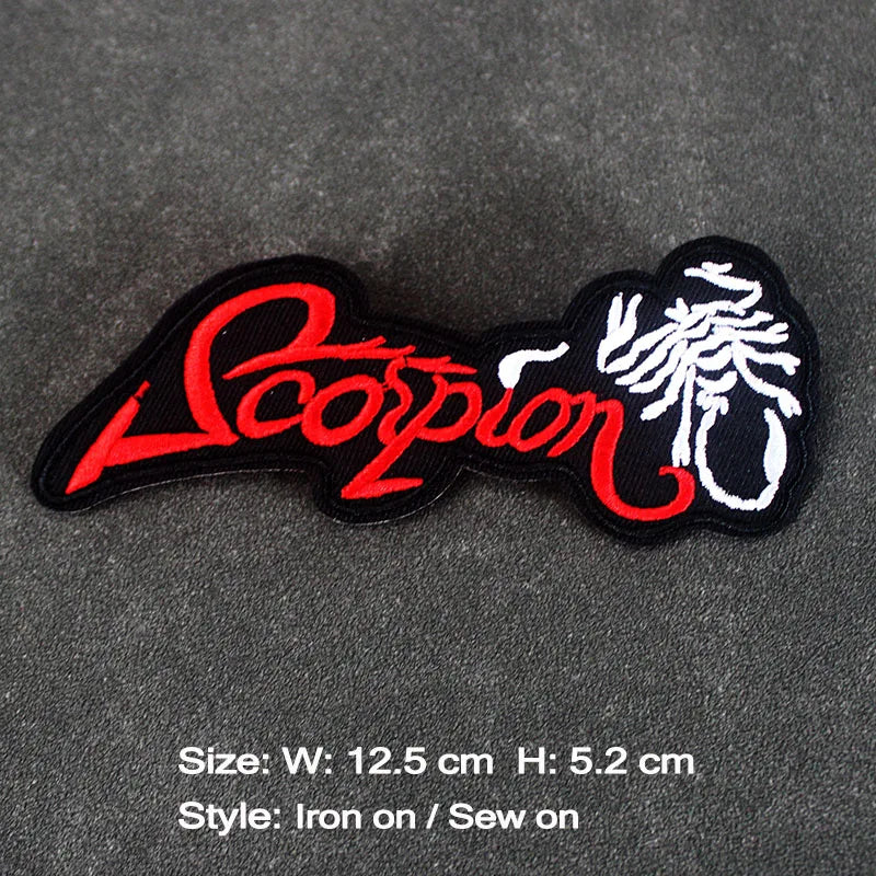 Rock Band Iron on Patches