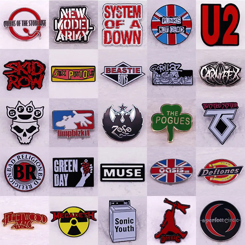 Pop Rock Album Pin
