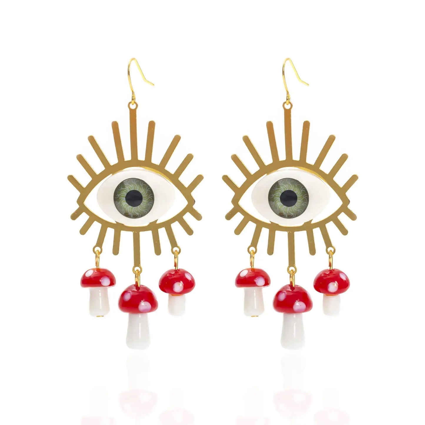 Mushroom Eyes Earrings