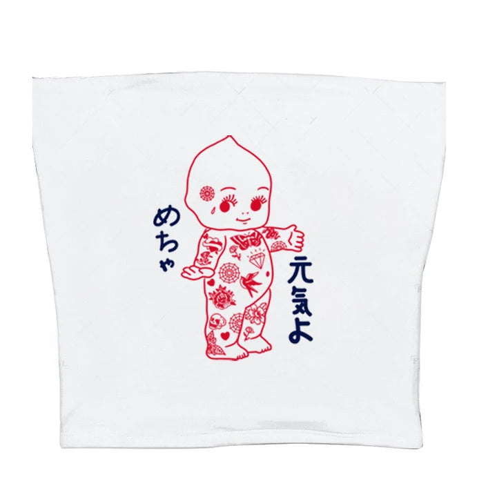 Women's Kewpi Baby Tattooed