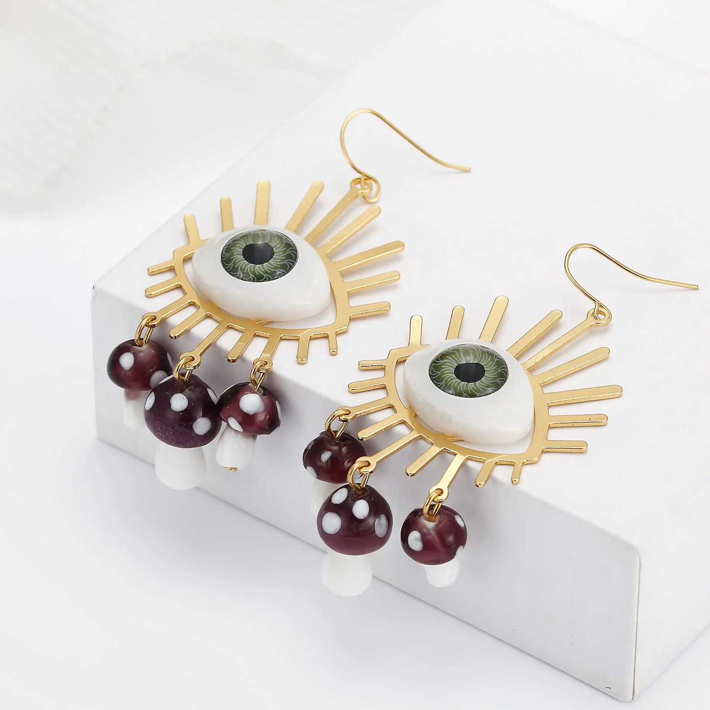 Mushroom Eyes Earrings