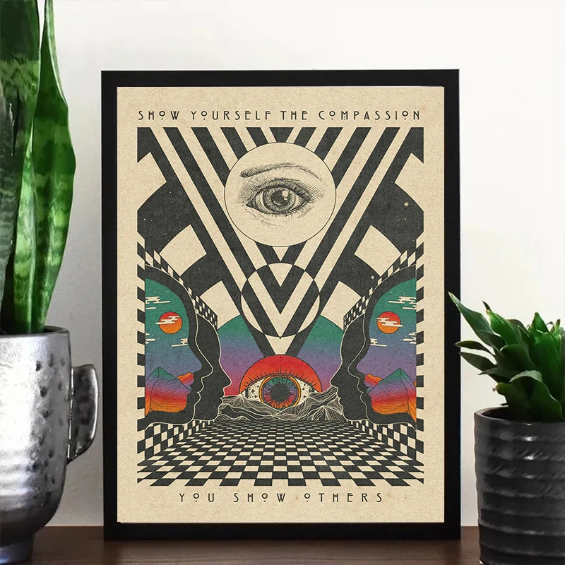Psychedelic 70s Poster