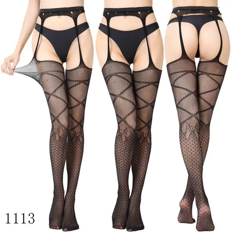 Bat Long Fishnet Stocking