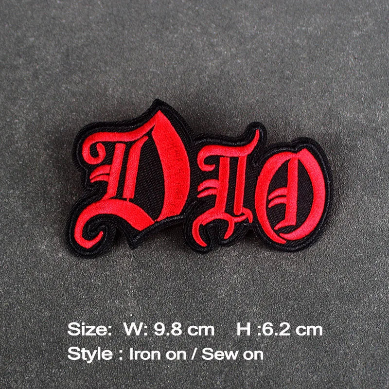Rock Band Iron on Patches