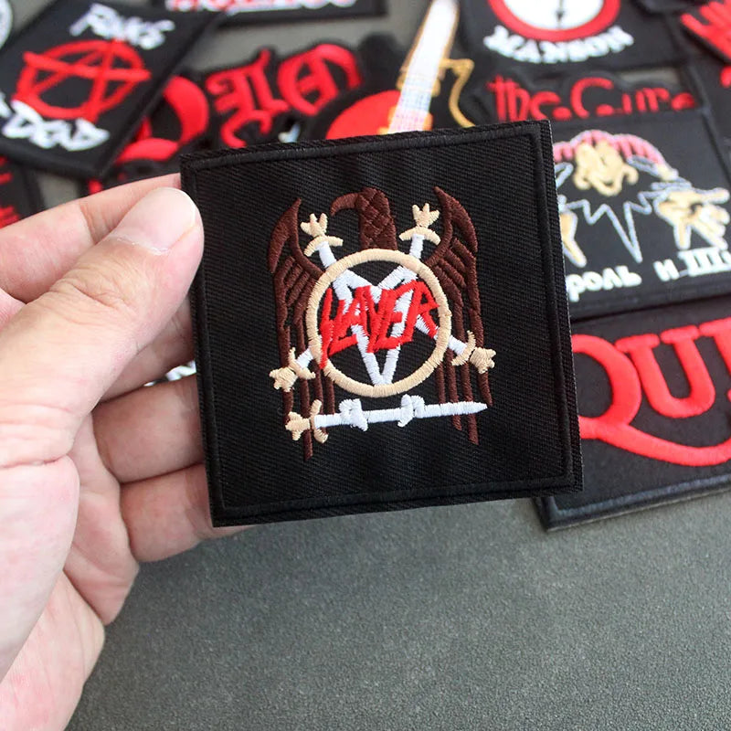 Rock Band Iron on Patches