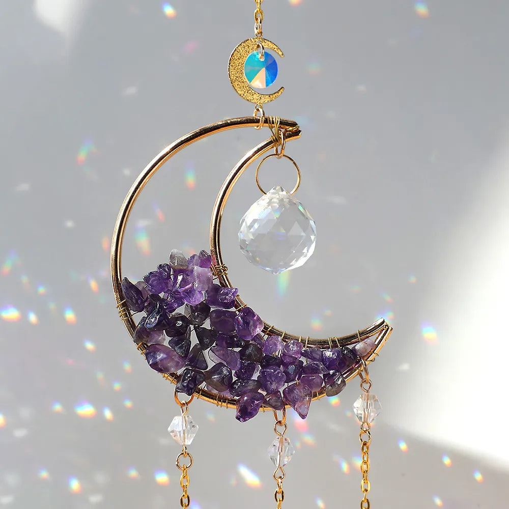 Moon Crystal Sun Catcher