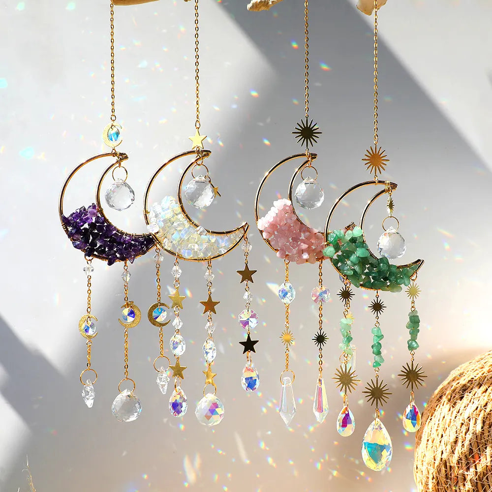 Moon Crystal Sun Catcher