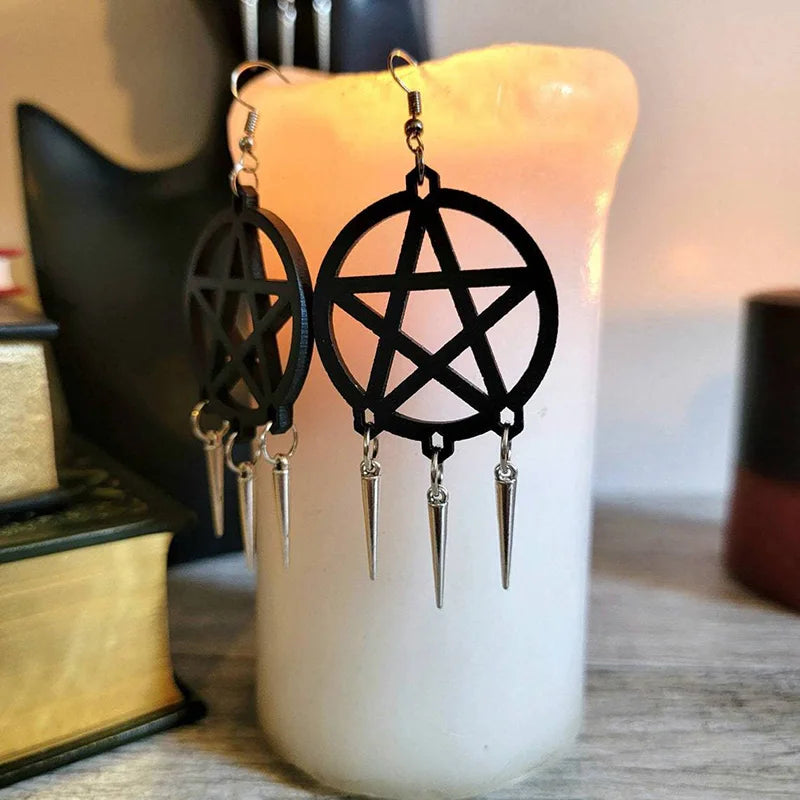 Pentagram Earrings
