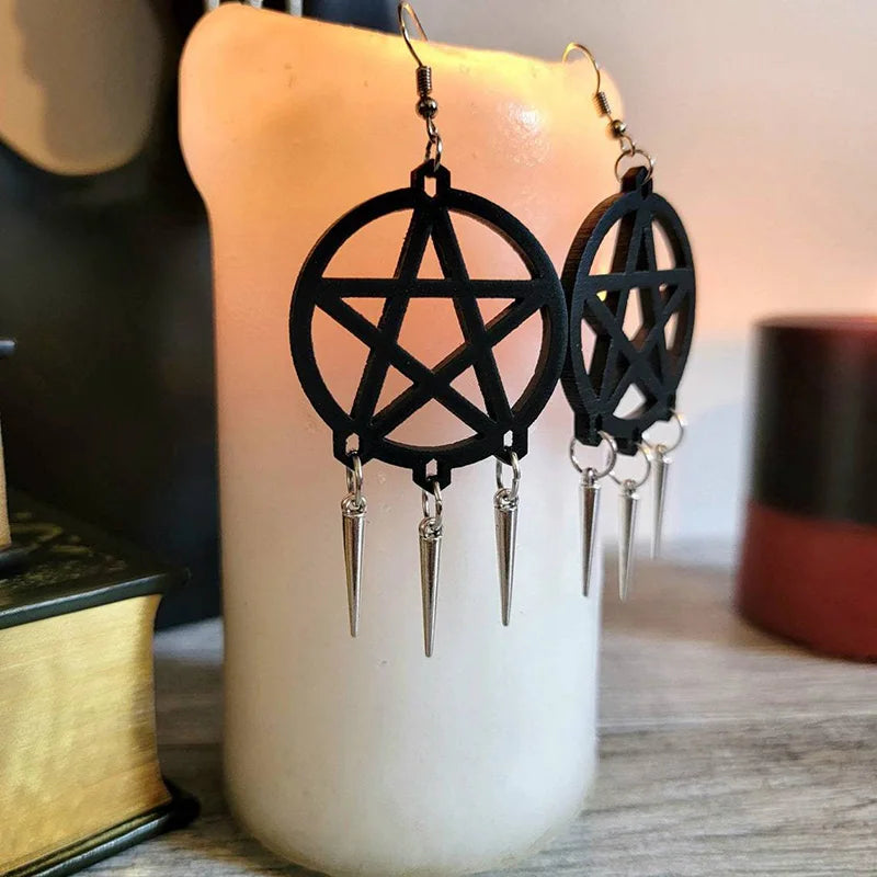 Pentagram Earrings