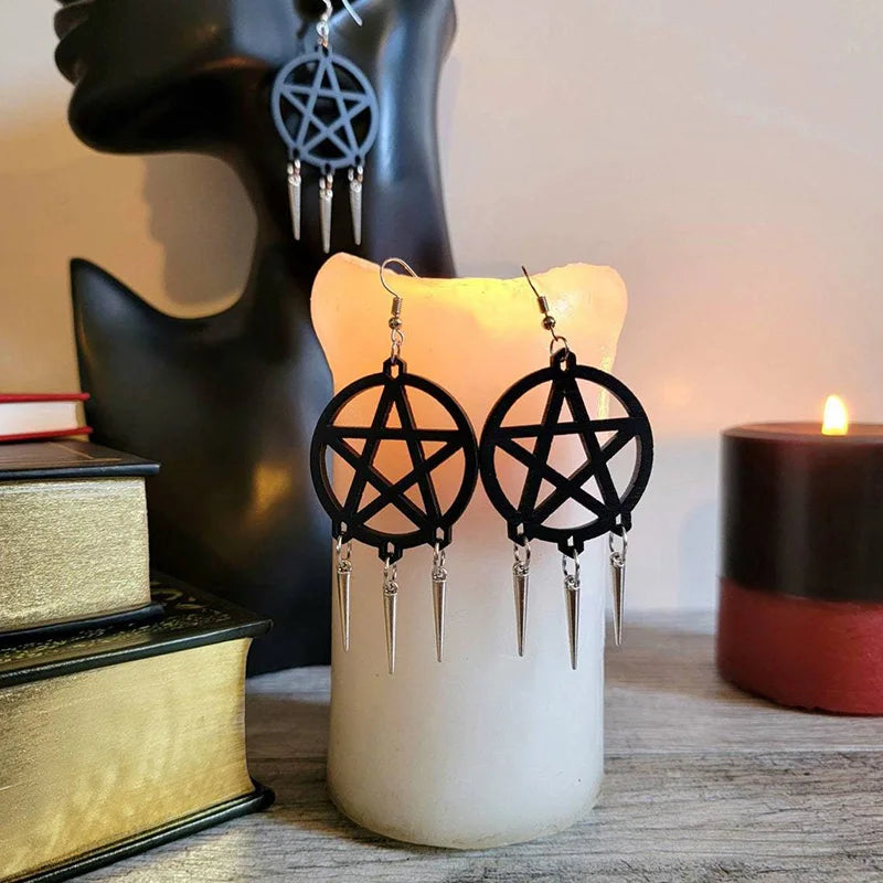 Pentagram Earrings