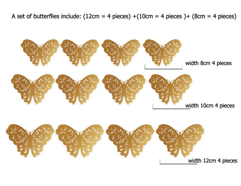 Butterfly Wall Sticker 3D